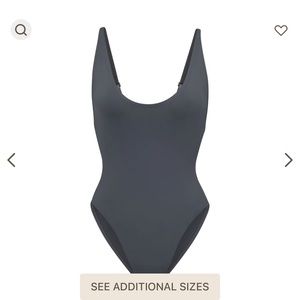 Skims signature swim in gun metal